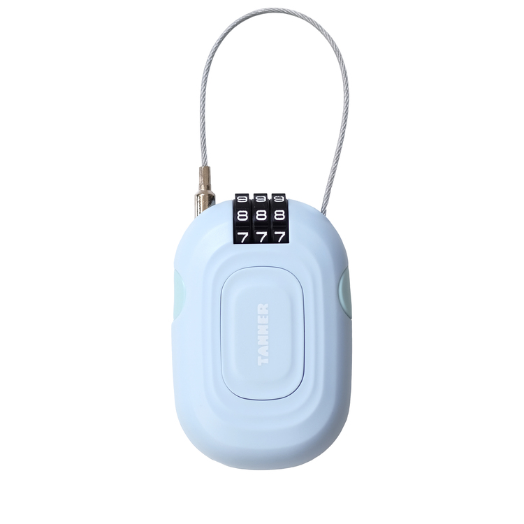コンパクトワイヤーロック Wired Lock ライトブルー WL-B
