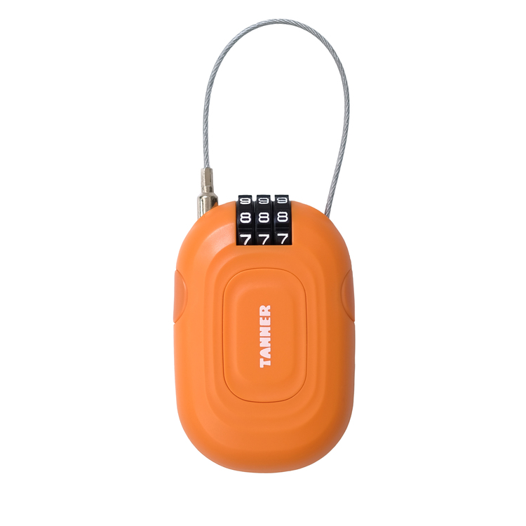 コンパクトワイヤーロック Wired Lock オレンジ WL-O