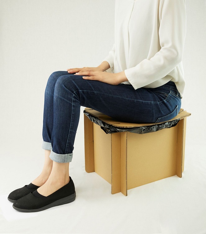 【法人・個人事業主様限定】簡易便座付オイトイレ５回用8セット