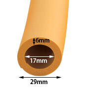 安心クッション　丸型　内径１７mm　イエロー  AC-82