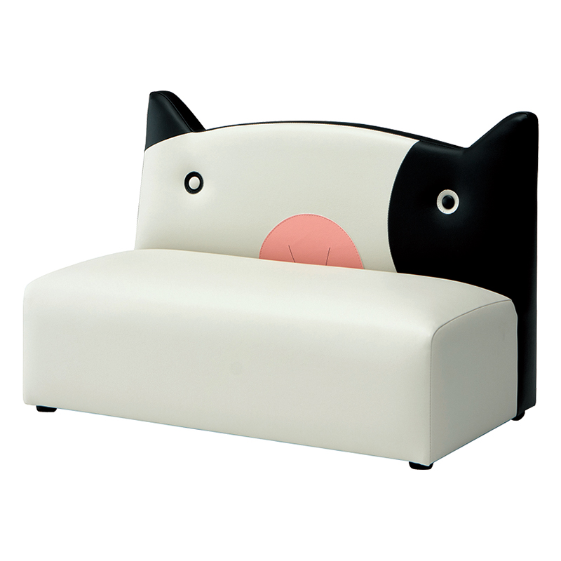 【法人・個人事業主様限定】omoio オモイオ キッズソファ 2P ウシ KS-2P-USI