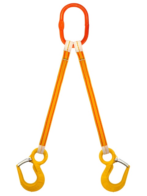 KSファイバースリング 2点吊 25mm×1.5M LSフック1.25t付