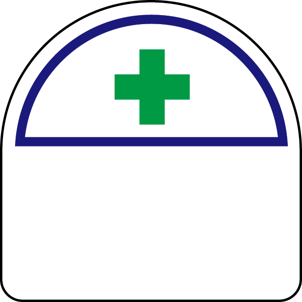 371-48 ヘルタイ用ステッカー　無地