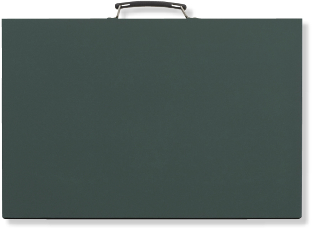 撮影用黒板　小（横型）無地　緑 373-431