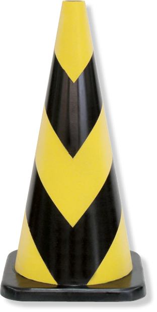 工事資材コム｜385-14A セフティラバーコーン 700H黄部反射