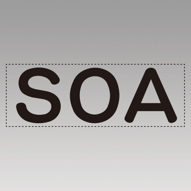 カッティング文字　ＳＯＡ 427-16