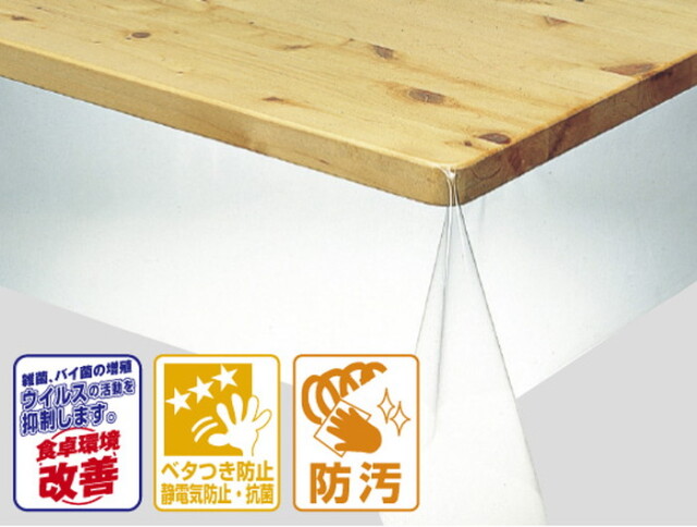 【法人・個人事業主様限定】５点機能付き透明フィルム 130cm×20m巻×0.45mm厚