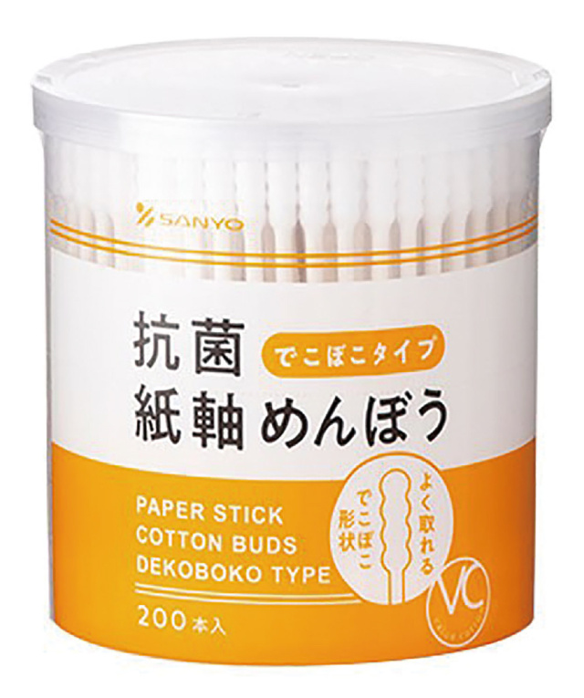 工事資材コム｜VC 抗菌紙軸綿棒 200本