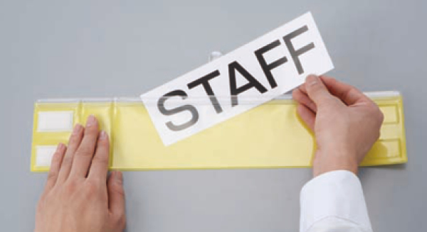 工事資材コム｜848-55 ファスナー付腕章（クリップタイプ） 白