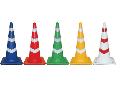 イヤーコーニング ハンドメイド コーン10本セット 工事資材コム｜コーンベット付スコッチコーンL 700H 三甲株式会社