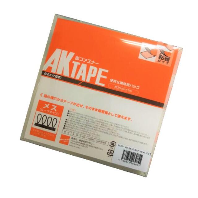 【法人のお客様・個人事業主様限定】AKテープ 25×5m ロールパック B面 白 AK_06