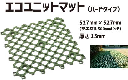 工事資材コム｜エコユニットマット ハード 8枚セット EUM-010