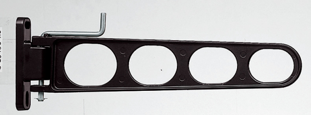 バルコニー物干し金物（横収納型）2個セット　SK-38LSB