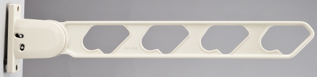 ラチェット式物干金物（窓壁用・下可動型）2個セット　SK-56RD