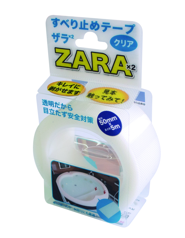 すべり止めテープザラザラ 50mm 5m クリア