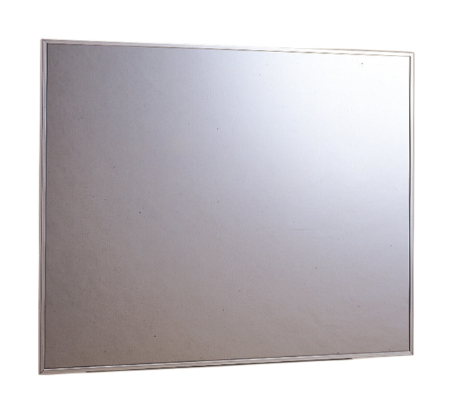 信栄物産 壁軽量ステンレス製平面ミラー吊り下げタイプ 450×600 TM-C