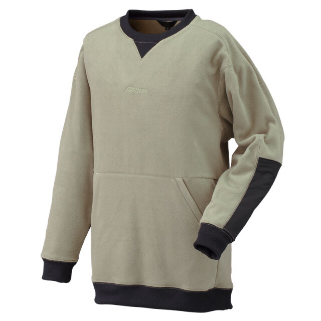 フリースプルオーバー　ウルフベージュＬ wt-215A-l