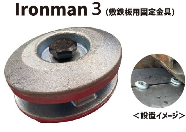 アイアンマン3 Ironman 3 敷鉄板用固定金具