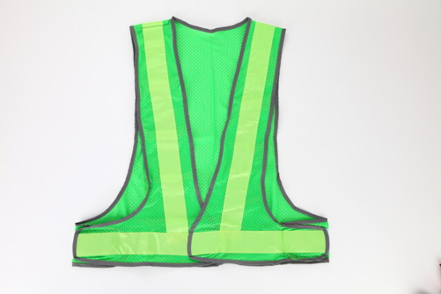 オールシーズンメッシュベスト「軽涼」 グリーン メッシュ / ライムグリーン 反射材