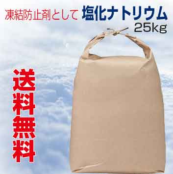 凍結防止剤として塩化ナトリウム