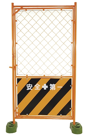 法人 個人事業主様限定 扉付ガードフェンス トラ 金網ハーフ 900ｘ 1800 工事資材コム