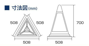 サインピラミッド　寸法図