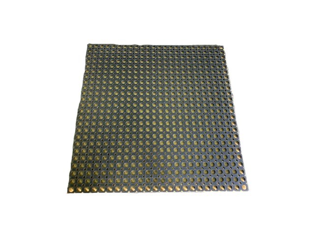 【法人・個人事業主様限定】王子ゴム化成 KRCマット 重量タイプ 黒 15t×1000mm×1000mm