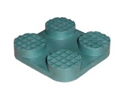 【法人・個人事業主様限定】王子ゴム化成 KRCマット 重量タイプ 緑 専用接続用ジョイント