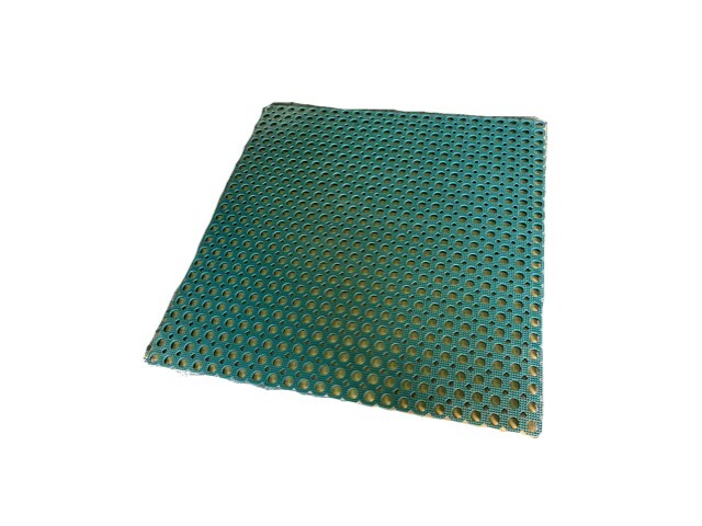 【法人・個人事業主様限定】王子ゴム化成 KRCマット 重量タイプ 緑 15t×1000mm×1000mm