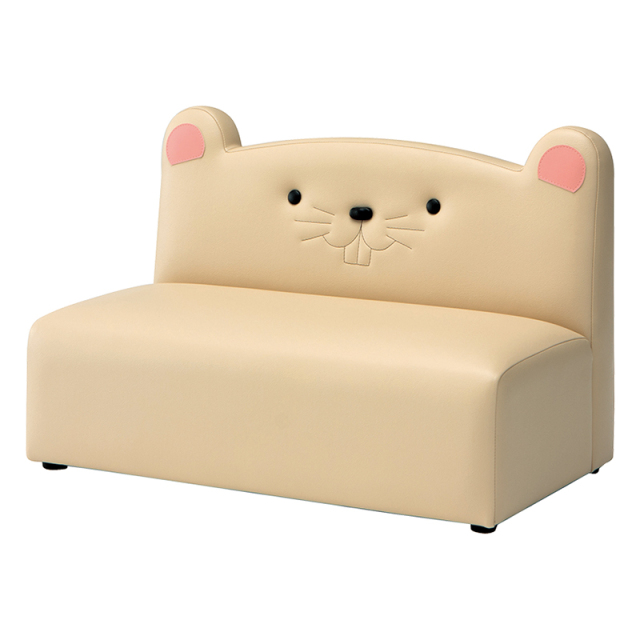 【法人・個人事業主様限定】omoio オモイオ キッズソファ 2P マウス KS-2P-NEZ