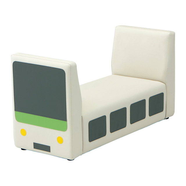 【法人・個人事業主様限定】omoio オモイオ キッズベンチ トレインベンチ グレー KS-KB-GY