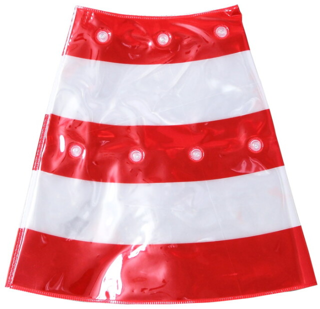 LEDコーンカバー 赤色 赤白反射材 / 赤LED