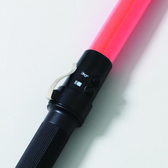 工事資材コム｜警笛付きLED合図灯 青LED 55cm