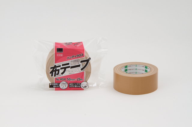 布テープ ハンディクロス ＃404 クリーム 50mm巾×25M 30巻入り
