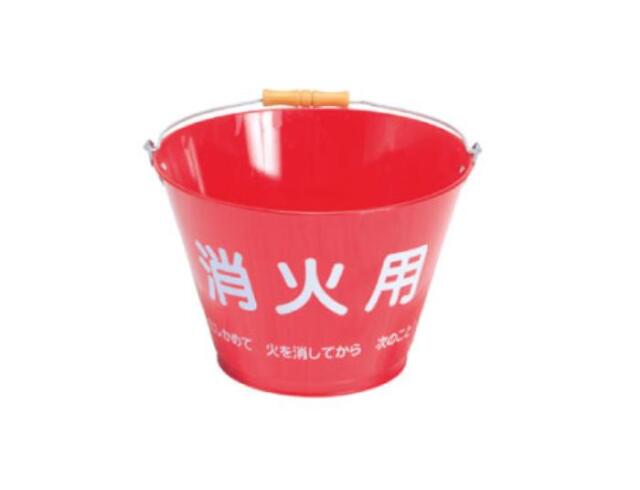 工事資材コム | 消火バケツ 8L plx-10-077