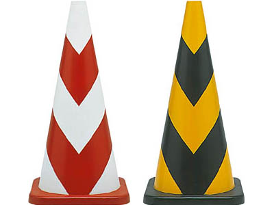 ラバーコーン 700h 無反射 黄 黒 工事資材コム