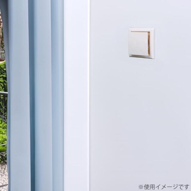 プッシュ式レジスター ホワイト φ100 rx-100f