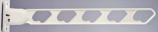 ラチェット式物干金物（窓壁用・上下可動型）2個セット　SK-66RF