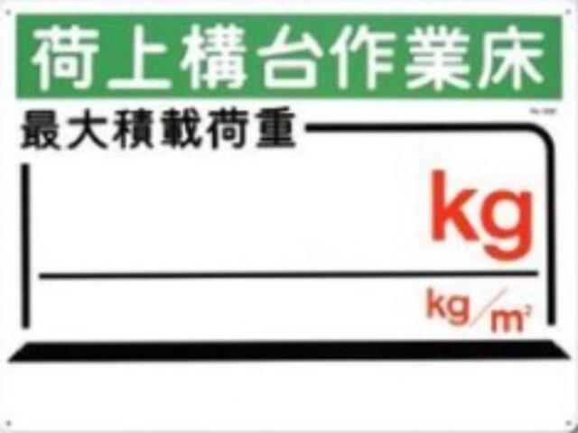 足場の積載荷重「荷上構台作業床」 tks-33-d
