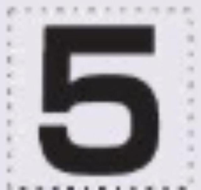 sk-561用 切り文字シール「5」 tks-sk-561-05