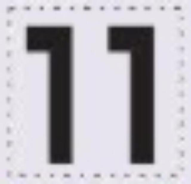 sk-561用 切り文字シール「11」 tks-sk-561-11