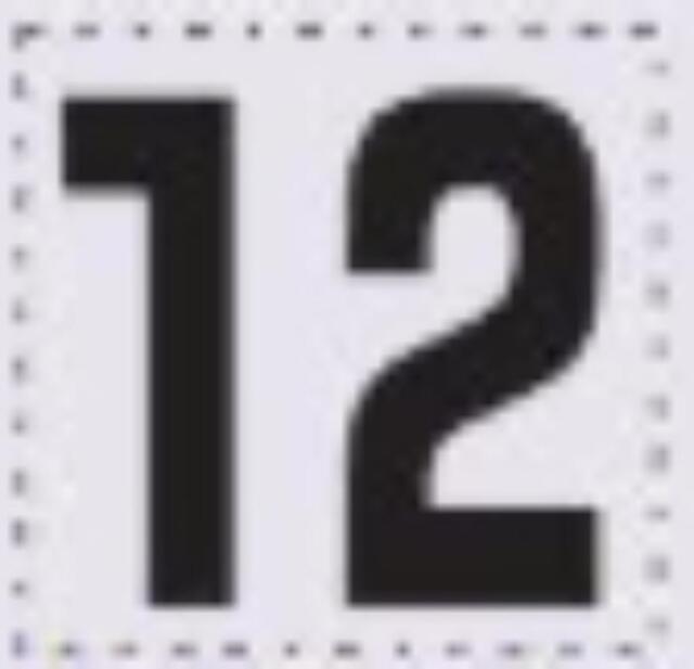 sk-561用 切り文字シール「12」 tks-sk-561-12