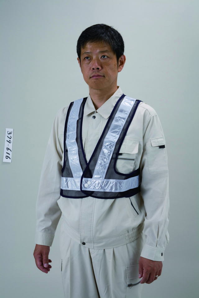 反射ベスト ポリス型反射LL 【379-45】