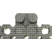 【法人・個人事業主様限定】王子ゴム化成 KRCマット 重量タイプ 黒 専用接続用ジョイント