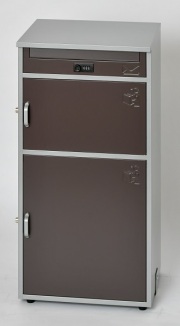 宅配ボックス リシム ミドル THB-382 BR ブラウン 送料無料