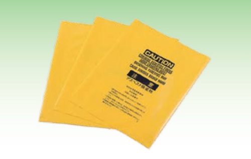 【法人・個人事業主様限定】 アスベスト廃棄袋 クリア 小 0.15mm×450mm× 600mm 200枚セット sawa-0128