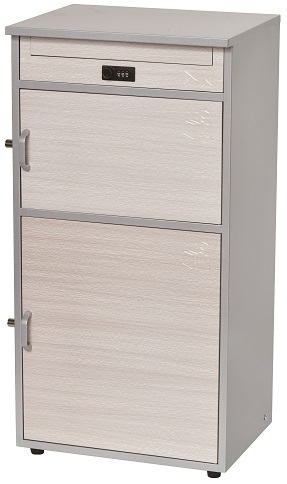 宅配ボックス リシム ミドル THB-382 WD 木目 送料無料