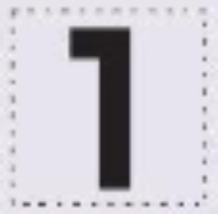 sk-561用 切り文字シール「1」 tks-sk-561-01