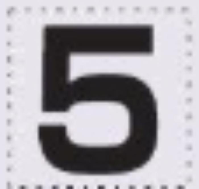 sk-561用 切り文字シール「5」 tks-sk-561-05