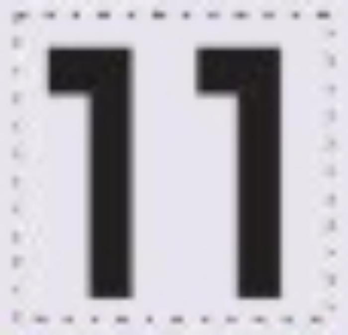 sk-561用 切り文字シール「11」 tks-sk-561-11